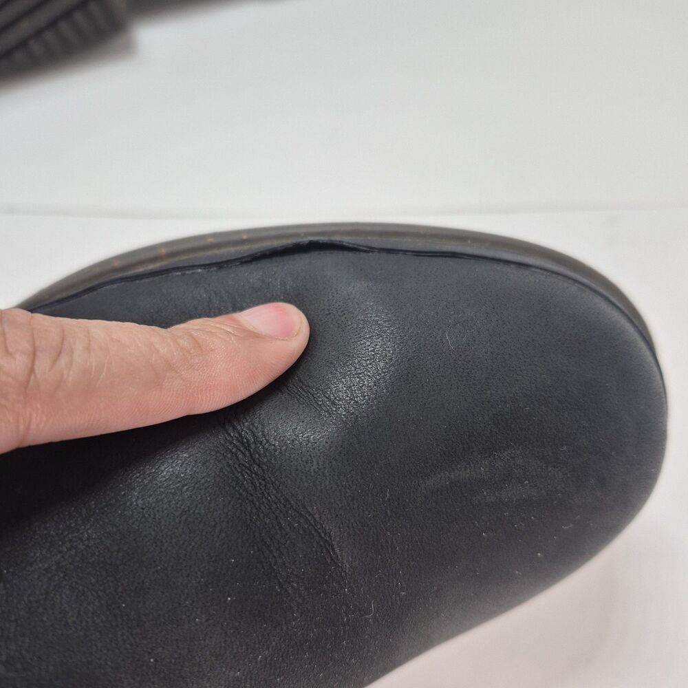 Ugg Australia Women's Strap Black Leather Waterproof Boot 1005269 Size 11 - Picture 5 of 11